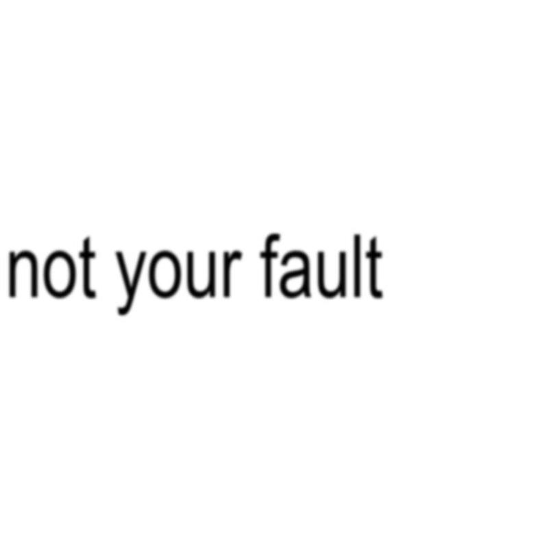 notyourfault封面