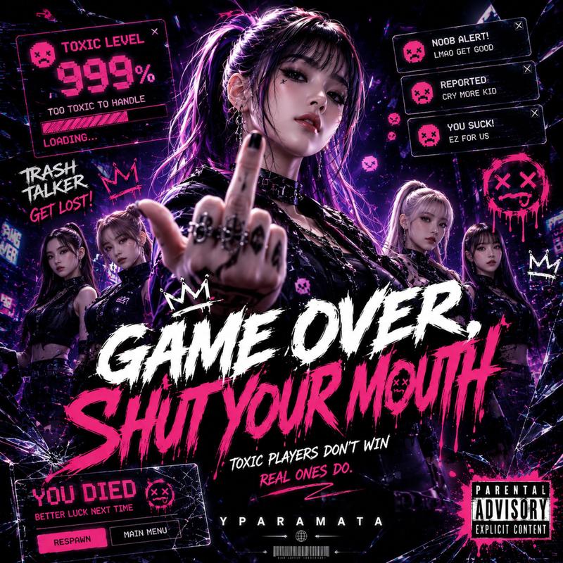 GAMEOVER,SHUTYOURMOUTH封面