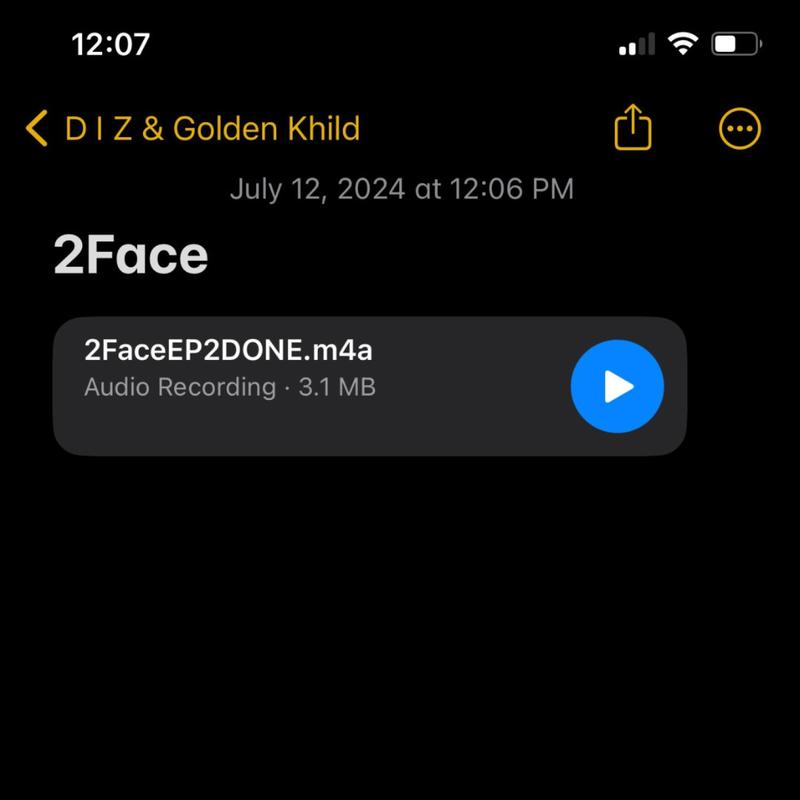 2Face(feat.GoldenKhild)封面