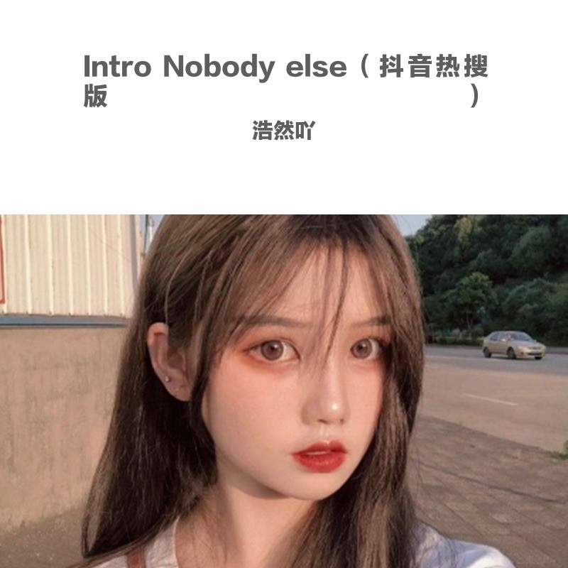 IntroNobodyelse封面