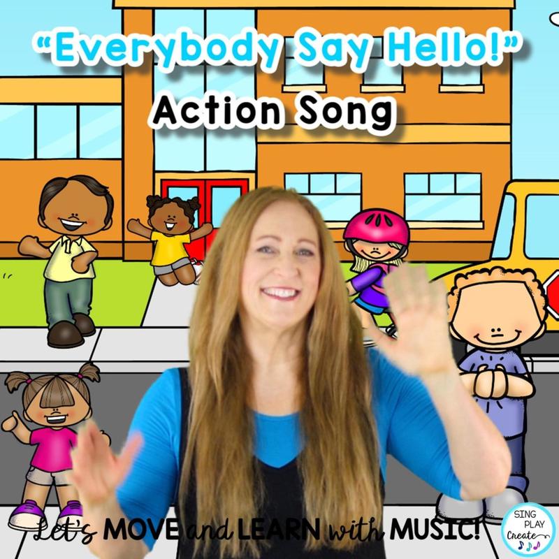 EverybodySayHello(HelloSongforChildren)封面