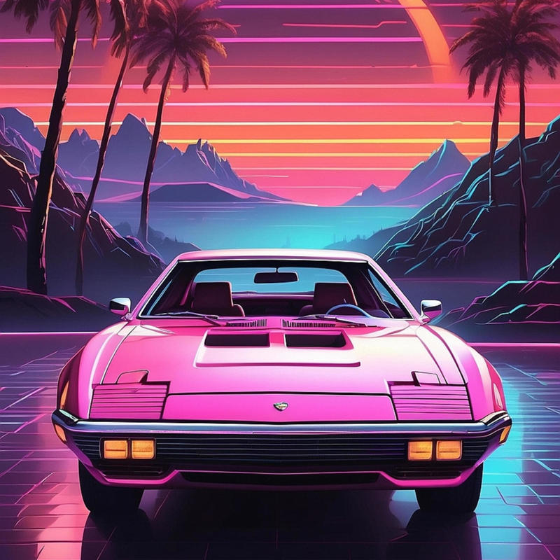 SynthWave封面