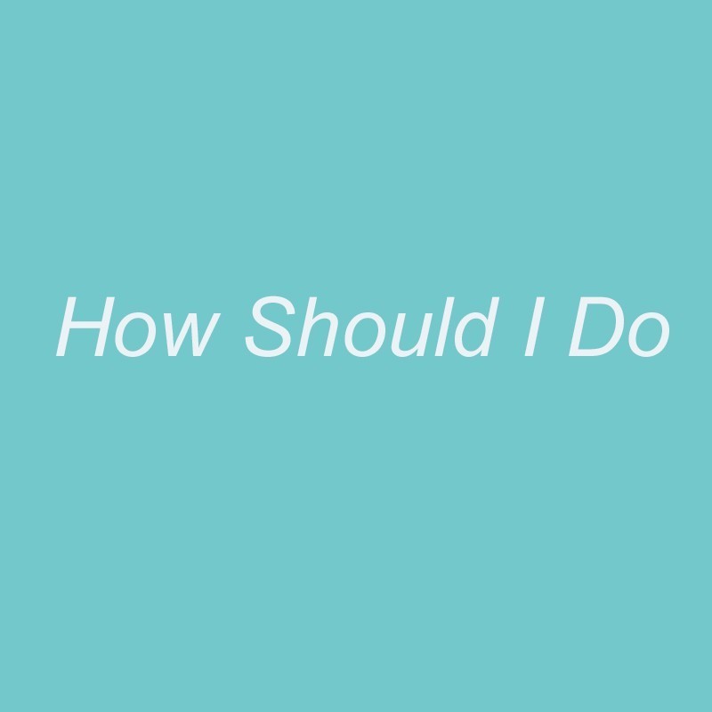 HowShouldIDo封面