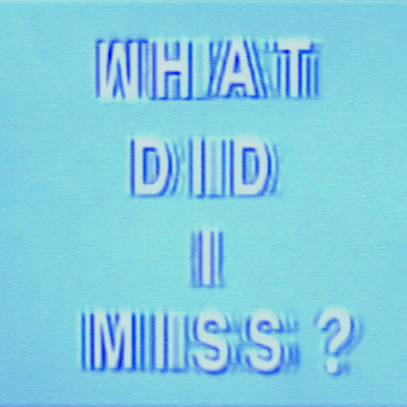 WhatDidIMiss封面