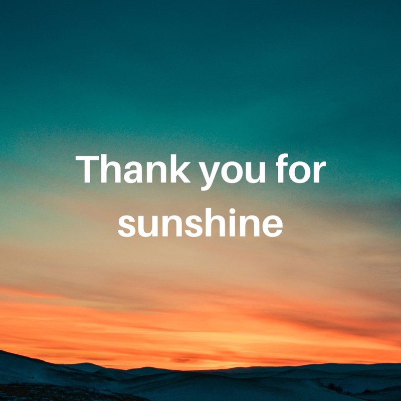 Thankyouforsunshine封面