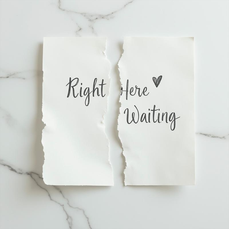 RightHereWaiting封面