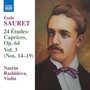 SAURET, É.: 24 Études Caprices, Vol. 3 - Nos. 14-19 (Rashidova)