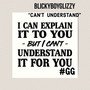 Cant Understand (Explicit)