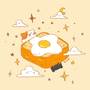 eggs on toast