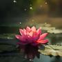 Echoes of Enlightenment Meditative Reverie: Sacred Lotus Awakening Inner Balance