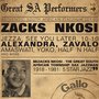 Great South African Performers - Zacks Nkosi