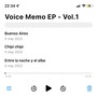 Voice Memo, Vol. 1