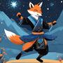 Dancing fox