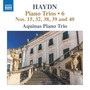 HAYDN, J.: Keyboard Trios, Vol. 6 (Aquinas Piano Trio)