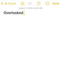 Overlooked (Explicit)