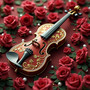 Violino de rosas