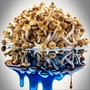 Mushrooms in Heavy Gravy