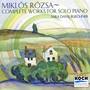 Rozsa: Variations, Op. 9; Bagatelles; Kaleidoscope; Piano Sonata; Vintner's Daughter; Valse Crepuscalense