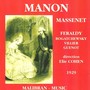 Jules Massenet : Manon (1929)