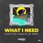 WHAT I NEED