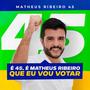 É 45, É Matheus Ribeiro Que Eu Vou Votar