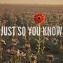 Just so you know