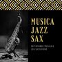 Musica jazz sax: Sottofondo musicale con sassofono