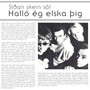 Halló ég elska þig (Live)