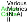 Various Metrics (NLA) II