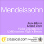 Felix Mendelssohn, Violin Concerto In E Minor, Op. 64