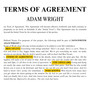 Terms of Agreement