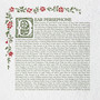 Dear Persephone