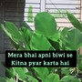 Mera bhai apni biwi se kitna pyar karta hai