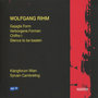 Wolfgang Rihm: Gejagte Form, Verborgene Formen, Chiffre I & Silence to be beaten