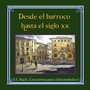 Desde el barroco hasta el siglo XX, J.S. Bach, Conciertos para clavicémbalos