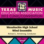 2012 Texas Music Educators Association (Tmea) : Waxahachie High School Wind Ensemble