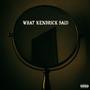 what kendrick said (Explicit)