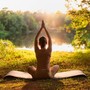 Relaxing Guitar Retreat: Yoga Amidst Nature