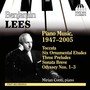 Lees, B.: Piano Music (1947-2005) [Conti]