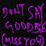 don't say goodbye (miss you)