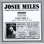 Josie Miles Vol. 1 (1922-1924)