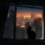 窗边