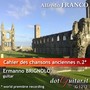 E.brignolo: a.franco - cahier des chansons anciennes n.2