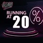 Running at 20%