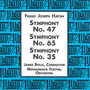 HAYDN, J.: Symphonies Nos. 35, 47 and 65 (Bolle)