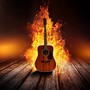 Ember Meditation Melodies: Gentle Guitar by the Fire