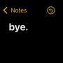 BYE (Explicit)