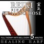 Reiki Binaural Healing Dose: Healing Harp (1h Full Binaural Healing Therapy With Bell Every 5 Minutes)