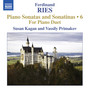 RIES, F.: Piano Sonatas and Sonatinas (Complete) , Vol. 6 (Kagan, Primakov) - Opp. 6, 47, 160