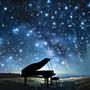 Piano in the night sky